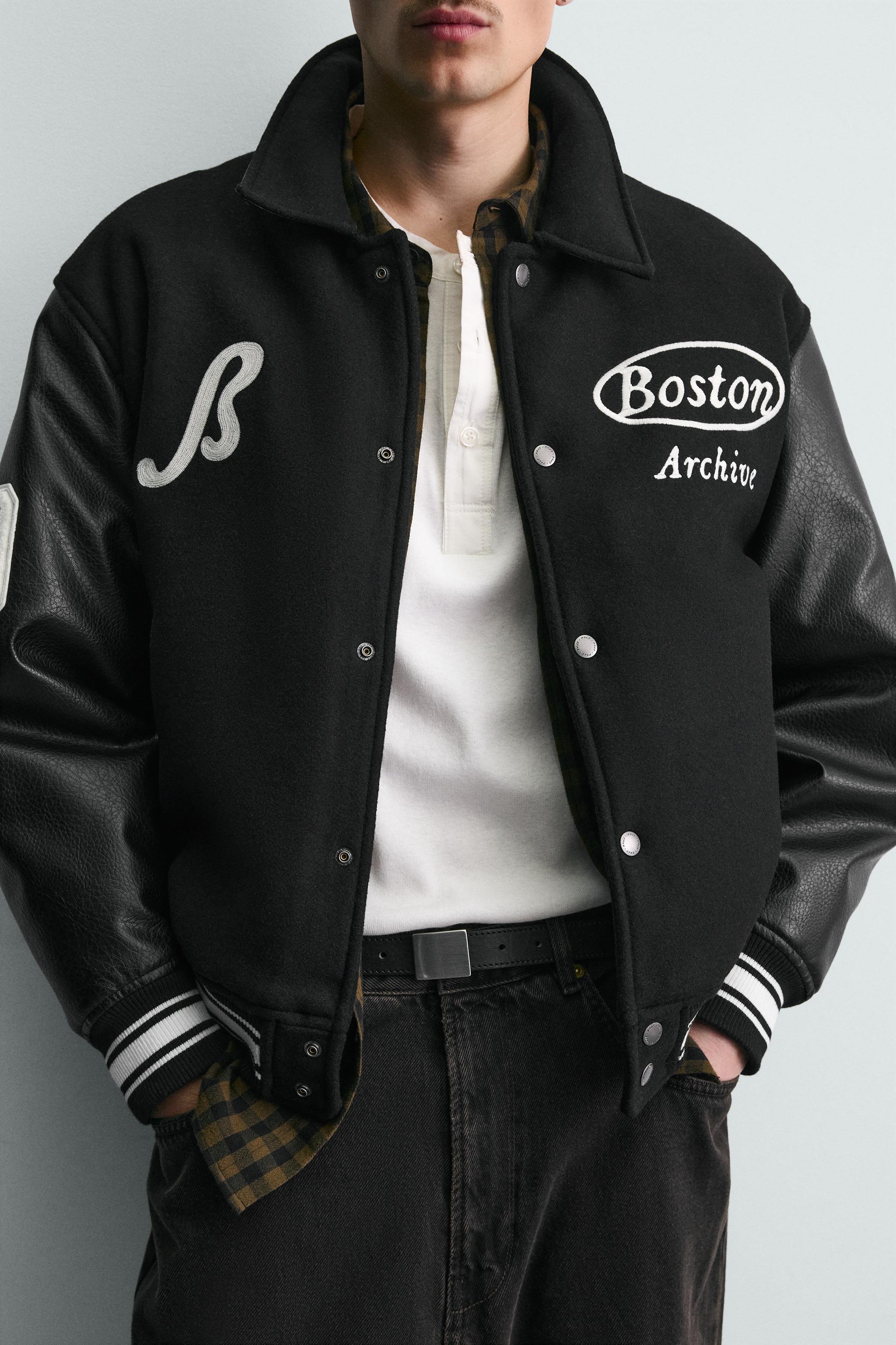 BLOUSON BOMBER BRODERIES EN MATIÈRES VARIÉES